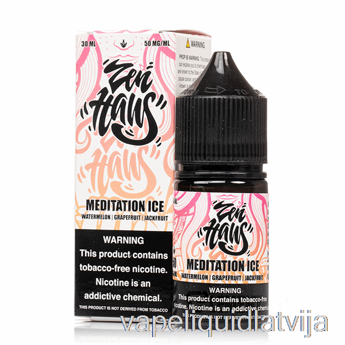 Meditācijas Ledus - Zen Haus Salts - 30ml 50mg Vape šķidrums